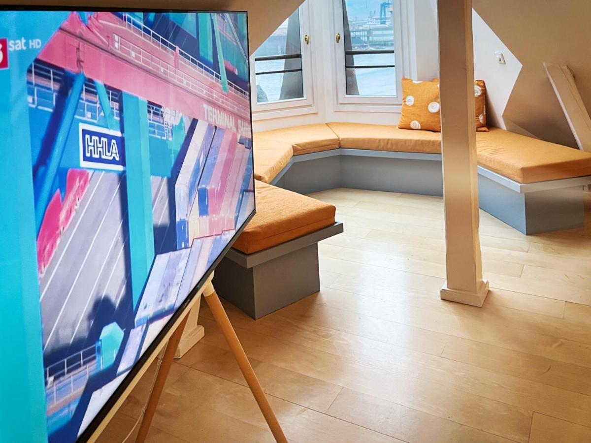ハンブルクLoft-Panoramablick-Hafen & Elbe!アパートメント エクステリア 写真