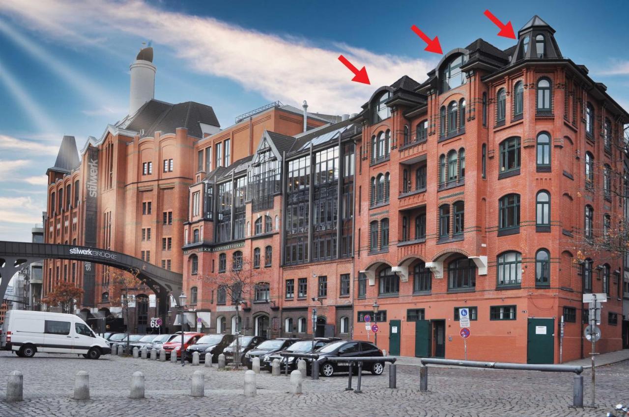 ハンブルクLoft-Panoramablick-Hafen & Elbe!アパートメント エクステリア 写真